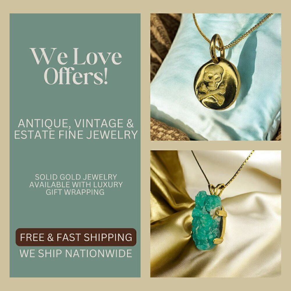 Vintage Estate & Antique Fine Jewelry Sale! Solid Gold 10k 14k 18k Fast Shipping